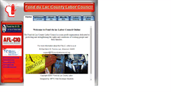 Desktop Screenshot of fdlcountylaborcouncil.org